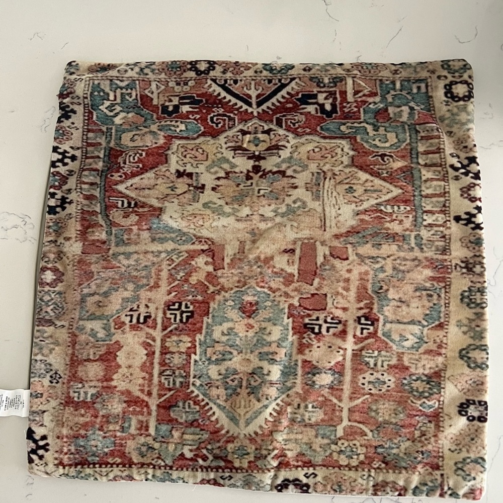 22” Pottery Barn throw pillow cover.